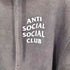アンチソーシャルソーシャルクラブ ANTI SOCIAL SOCIAL CLUB ロゴプリントパーカー メンズ M