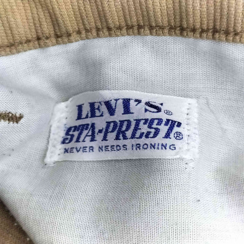リーバイス Levis USA製 ボタン裏23 STA-PREST スタプレ 白タブ 42TALON ストレートパンツ メンズ
