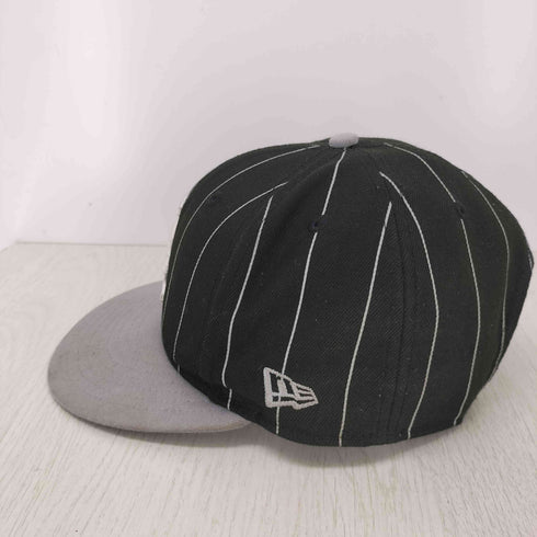 ニューエラ NEW ERA ピンストライプ ベースボールチームロゴ刺繍 スナップバックキャップ メンズ
