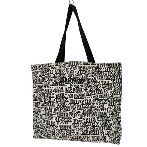 ザブラックアイパッチ THE BLACK EYE PATCH BABYLON LA バビロン BABYLON TOTE BAG ロゴ 総柄 トートバッグ メンズ