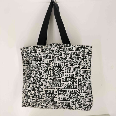 ザブラックアイパッチ THE BLACK EYE PATCH BABYLON LA バビロン BABYLON TOTE BAG ロゴ 総柄 トートバッグ メンズ