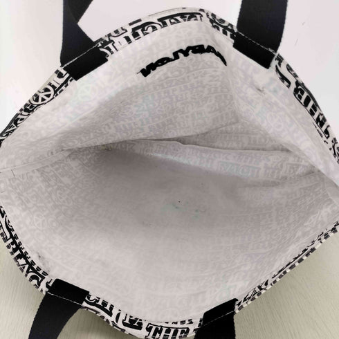 ザブラックアイパッチ THE BLACK EYE PATCH BABYLON LA バビロン BABYLON TOTE BAG ロゴ 総柄 トートバッグ メンズ