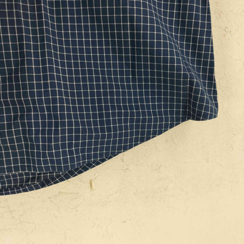 エルエルビーン L.L.Bean TRADITONAL FIT コットン チェック柄 レギュラーカラー 半袖 シャツ メンズ XL