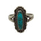 ナバホ NAVAJO ナバホ族 STERLING刻印 ターコイズ ストーンリング Bell Trading Post メンズ