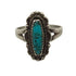 ナバホ NAVAJO ナバホ族 STERLING刻印 ターコイズ ストーンリング Bell Trading Post メンズ