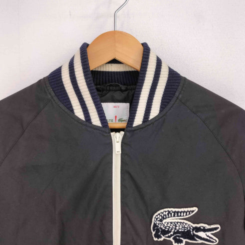 ラコステライブ Lacoste Live ビッグワニワッペン ナイロン スタジャン メンズ EUR:48