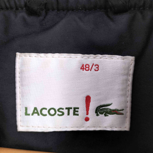 ラコステライブ Lacoste Live ビッグワニワッペン ナイロン スタジャン メンズ EUR:48