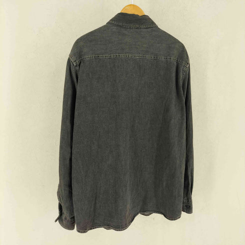 リーバイス Levis 90-00s ブラック デニム シャツ メンズ XL