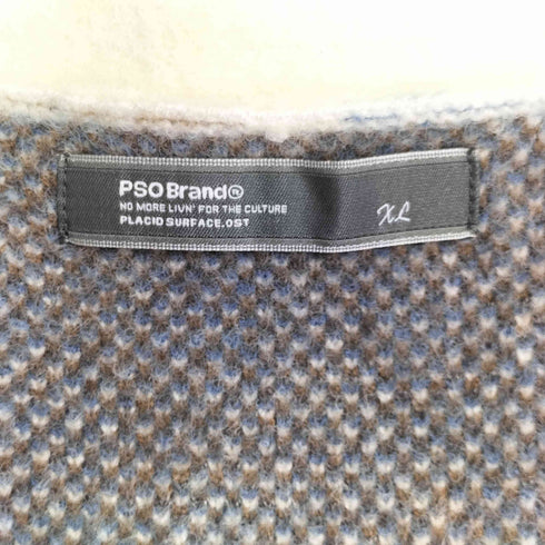 PSO BRAND アーガイル ニットカーディガン メンズ JPN:XL
