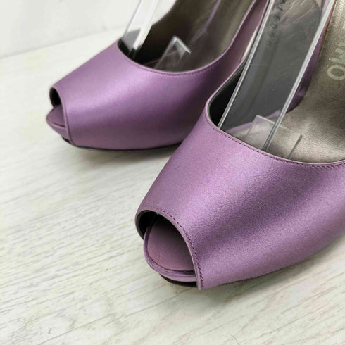 サルヴァトーレフェラガモ Salvatore Ferragamo オープントゥ ストラップ ヒール パンプス レディース 6 1/2