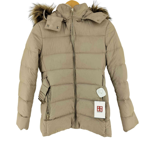 ザラ ZARA 襟ファー ダウンジャケット レディース import:XS