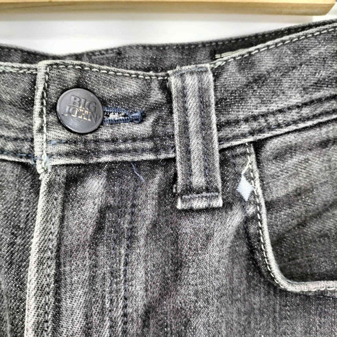 ビッグジョン BIG JOHN The Tailored ダイヤモンド刺繍 ストレートデニムパンツ メンズ 31