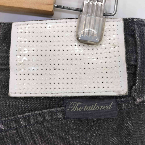 ビッグジョン BIG JOHN The Tailored ダイヤモンド刺繍 ストレートデニムパンツ メンズ 31