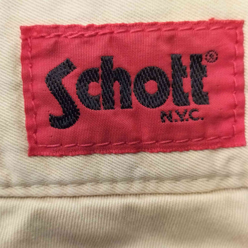 ショット Schott ストレートチノパンツ メンズ 33×34