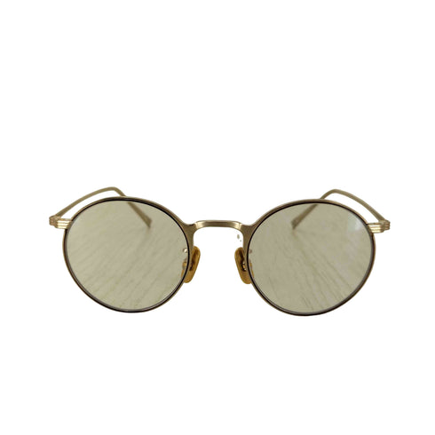 OG x OLIVER GOLDSMITH オーバルメタルフレーム眼鏡 レディース