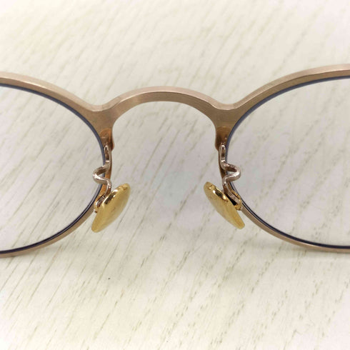 OG x OLIVER GOLDSMITH オーバルメタルフレーム眼鏡 レディース