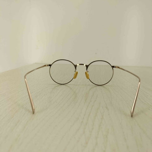 OG x OLIVER GOLDSMITH オーバルメタルフレーム眼鏡 レディース