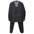 ランバンオンブルー LANVIN en Bleu 袖切替 ダブルブレスト テーラードジャケット + パンツスーツ セットアップ メンズ 上 : 50X 下 : 52