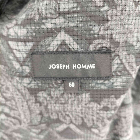 ジョゼフオム JOSEPH HOMME 総柄 2B テーラードジャケット + パンツスーツ セットアップ メンズ 上下共に 50