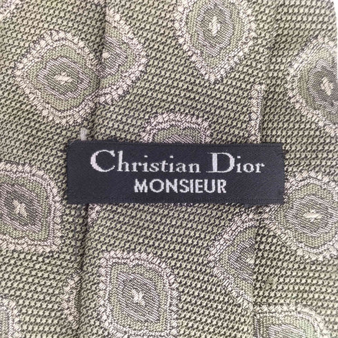 クリスチャンディオール Christian Dior 総柄 ネクタイ メンズ