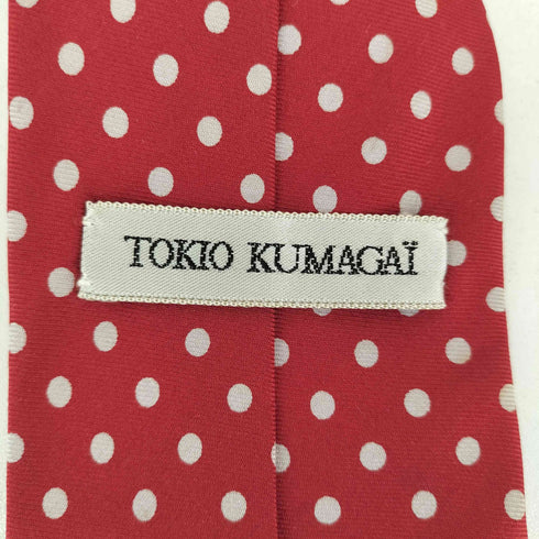 トキオクマガイ TOKIO KUMAGAI ドット柄 ネクタイ メンズ