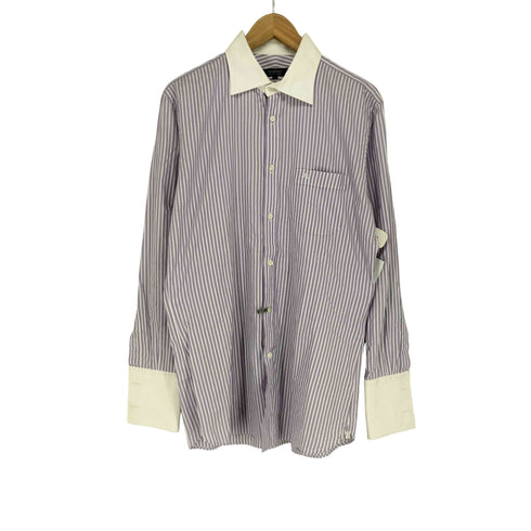 バーバリーブラックレーベル BURBERRY BLACK LABEL L/S クレリックシャツ メンズ 41