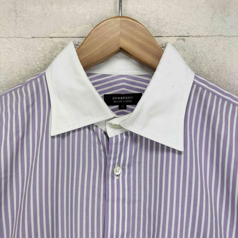 バーバリーブラックレーベル BURBERRY BLACK LABEL L/S クレリックシャツ メンズ 41