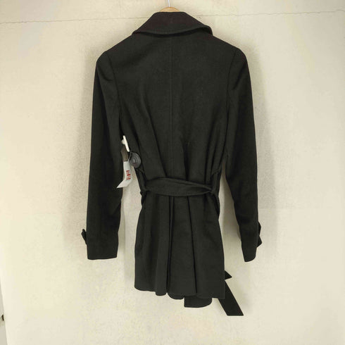pure cashmere カシミヤ100 ベルト付 ガウンコート レディース 9AR