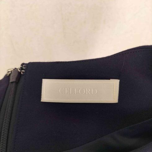 セルフォード CELFORD ハーフスリーブポンチワンピース レディース 36