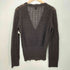 ギャップ Gap 00s OLD ITALIAN MERINO WOOL 透かし編み ウール レース カーディガン レディース import:M