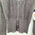 ギャップ Gap 00s OLD ITALIAN MERINO WOOL 透かし編み ウール レース カーディガン レディース import:M