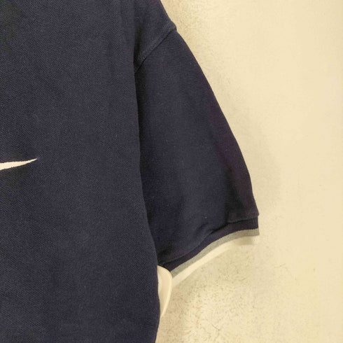 ナイキ NIKE 90s 銀タグ スオッシュ刺繍 半袖 ポロシャツ メンズ M