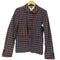 ブラックコムデギャルソン BLACK COMME des GARCONS 19SS 丸襟 タータンチェック ジャケット レディース JPN:XS