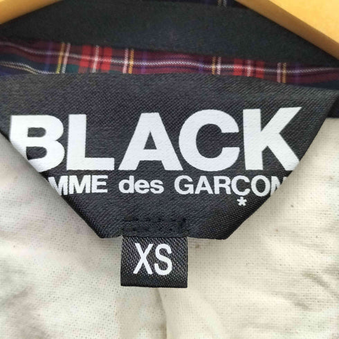 ブラックコムデギャルソン BLACK COMME des GARCONS 19SS 丸襟 タータンチェック ジャケット レディース JPN:XS
