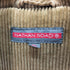 nathanroad 襟レザー 太畝 コーデュロイ ジャケット メンズ import:XL