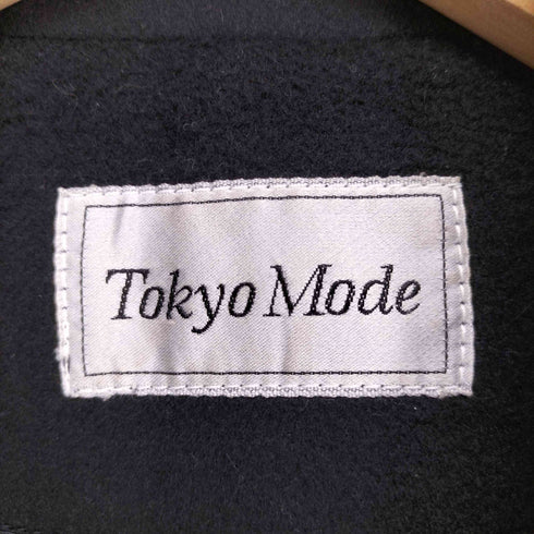 TOKYO MADE pure cashmere カシミヤ100 ダブル チェスターコート レディース F