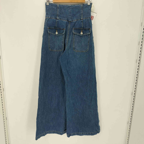 マウジー moussy コルセットデザインバギー デニムパンツ レディース JPN:2