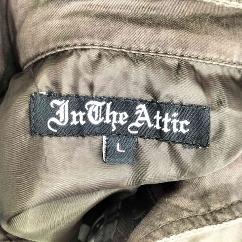インザアティック In The Attic ジップデザイン フーデットハーフコート メンズ import:L