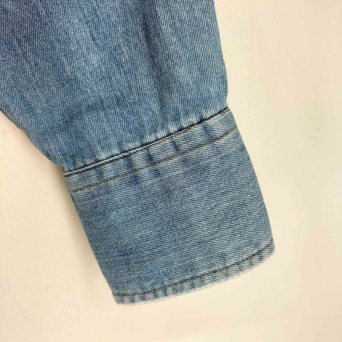 ラングラー Wrangler 70S 長袖デニムウエスタンシャツ メンズ import:L