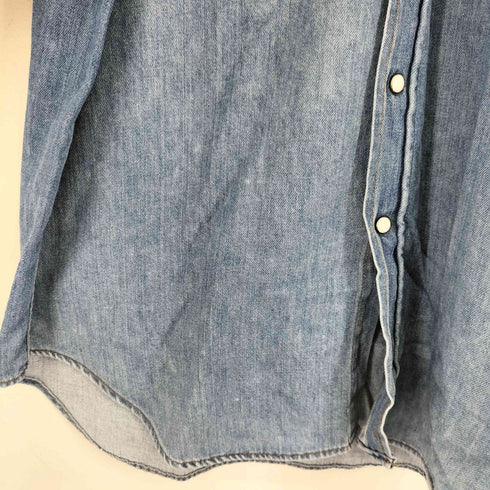 ラングラー Wrangler 70S 長袖デニムウエスタンシャツ メンズ import:L