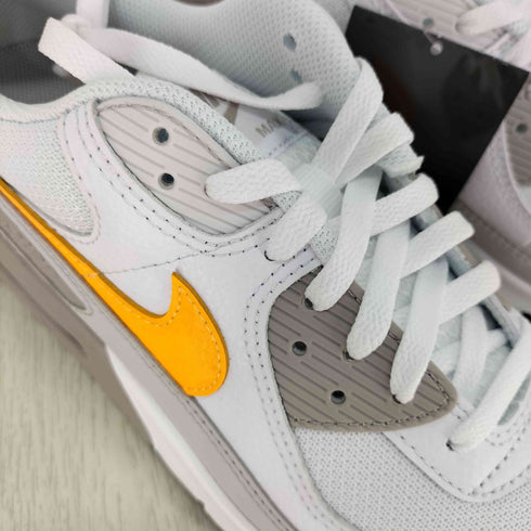 ナイキ NIKE Air Max 90 White/College Grey/Vast Grey/Laser Orange メンズ JPN:28