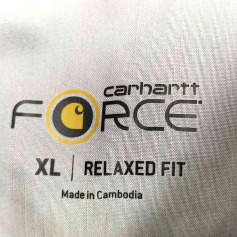 カーハート Carhartt FORCE S/S ワーク シャツ メンズ JPN:XL