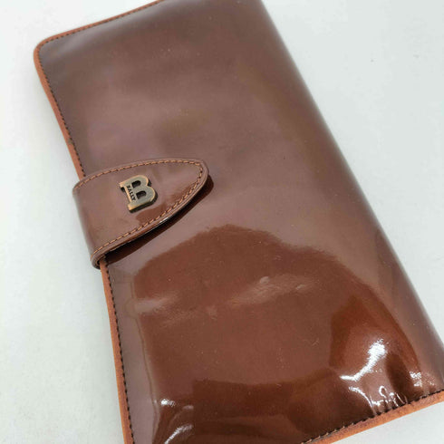 バリー BALLY エナメル ロング ウォレット 長財布 レディース