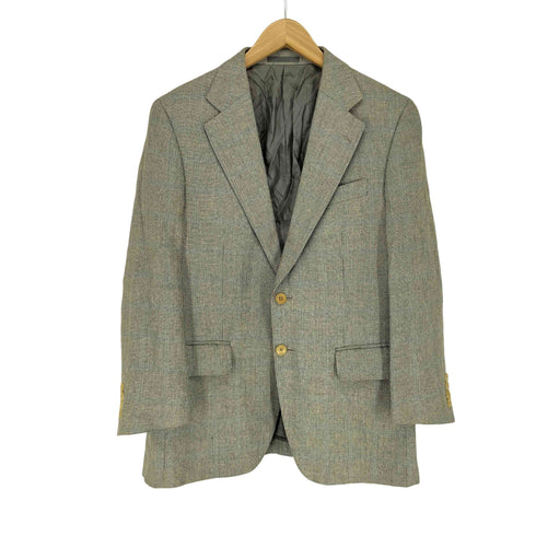 バーバリーロンドン BURBERRY LONDON シルクリネン混 2B ウールテーラードジャケット メンズ 165