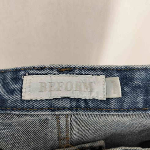 REFORM リフォーム レイヤード ダメージデザイン デニムパンツ レディース 1