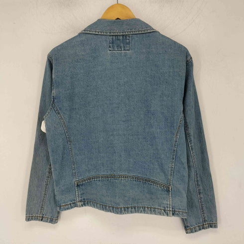 フォーエバー21 FOREVER 21 デニムライダースジャケット レディース import:S
