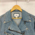フォーエバー21 FOREVER 21 デニムライダースジャケット レディース import:S