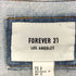 フォーエバー21 FOREVER 21 デニムライダースジャケット レディース import:S