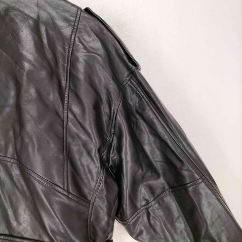 ザラ ZARA ライダース フェイクレザー ジャケット レディース import:XL
