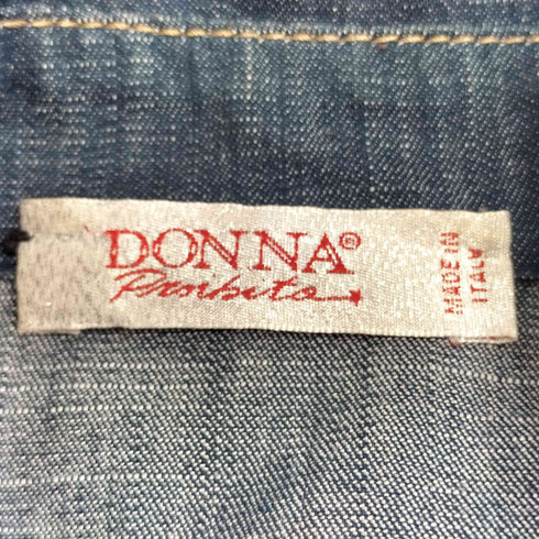 DONNA イタリア製 デニムトレンチコート レディース JPN:L